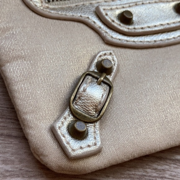 Balenciaga pouch motocross classic leather canvas - Picture 8 of 16